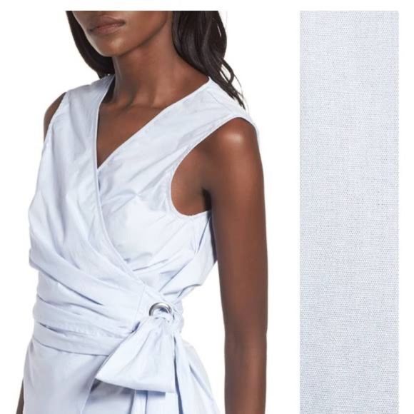 Small/medium Saks Fifth Avenue/WAYF minimalist blue top - Picture 1 of 8